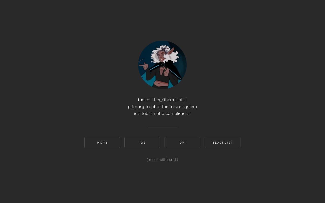 Carrd profile picture for @wizard